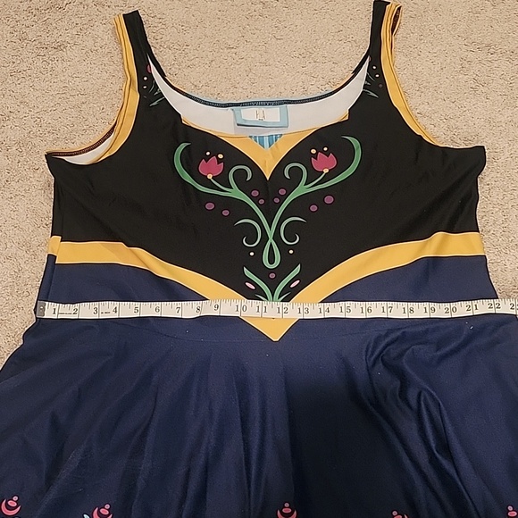 Anna Frozen Costume dress Skater dress Disney Plus size - Picture 9 of 13